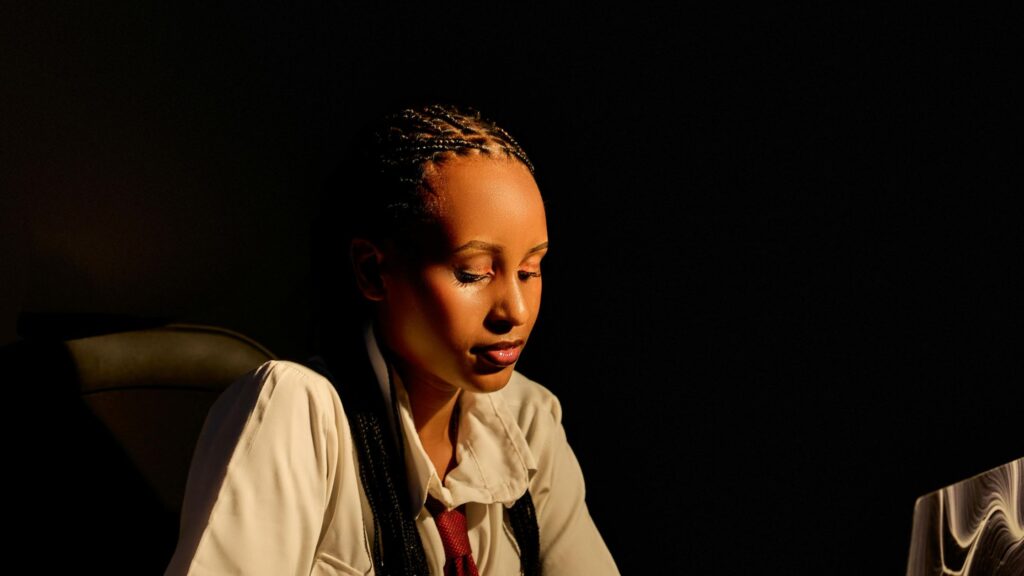 A student receiving teletherapy; SoundEd therapy for IEP timelines